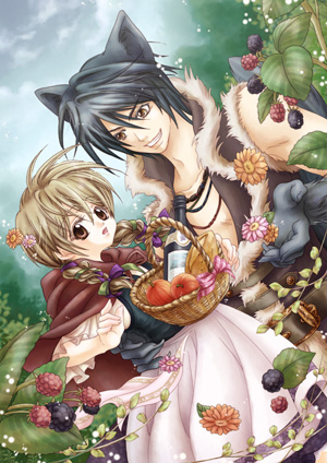 赤ずきんと狼 油絵 原画 手描き オリジナル 138 赤ずきん High Res